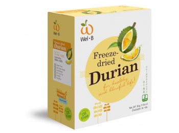 Freeze dried durian  泰国正品炸榴莲片  30g/盒